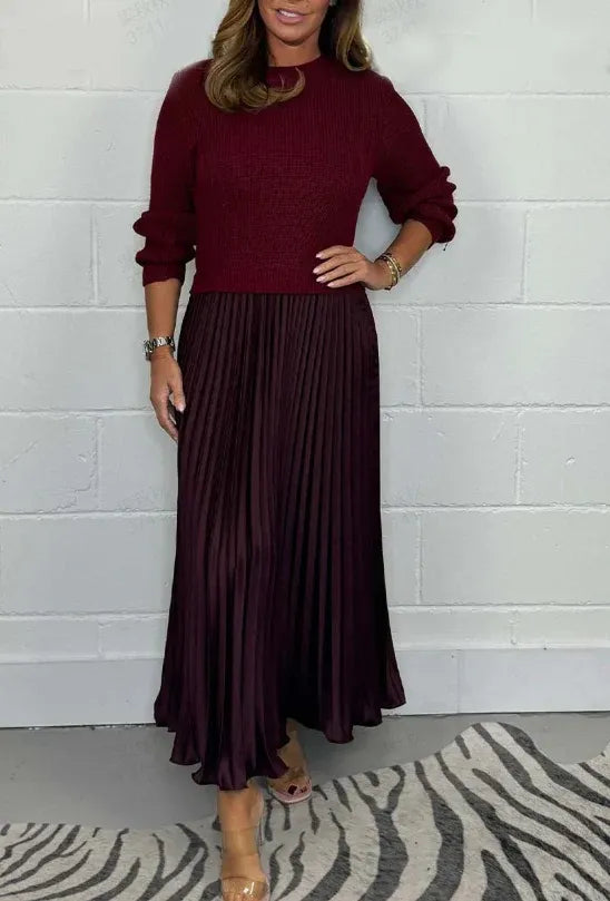 Claudia | Vestido Maxi Plisado 2 en 1 - Clara del Azahar