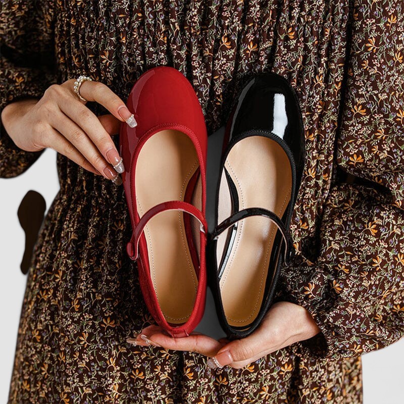 Chloe | Scarpe Mary Jane Raffinate con Cinturino alla Caviglia