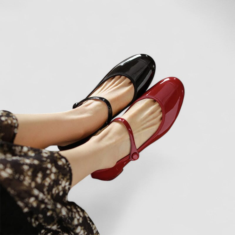 Chloe | Scarpe Mary Jane Raffinate con Cinturino alla Caviglia