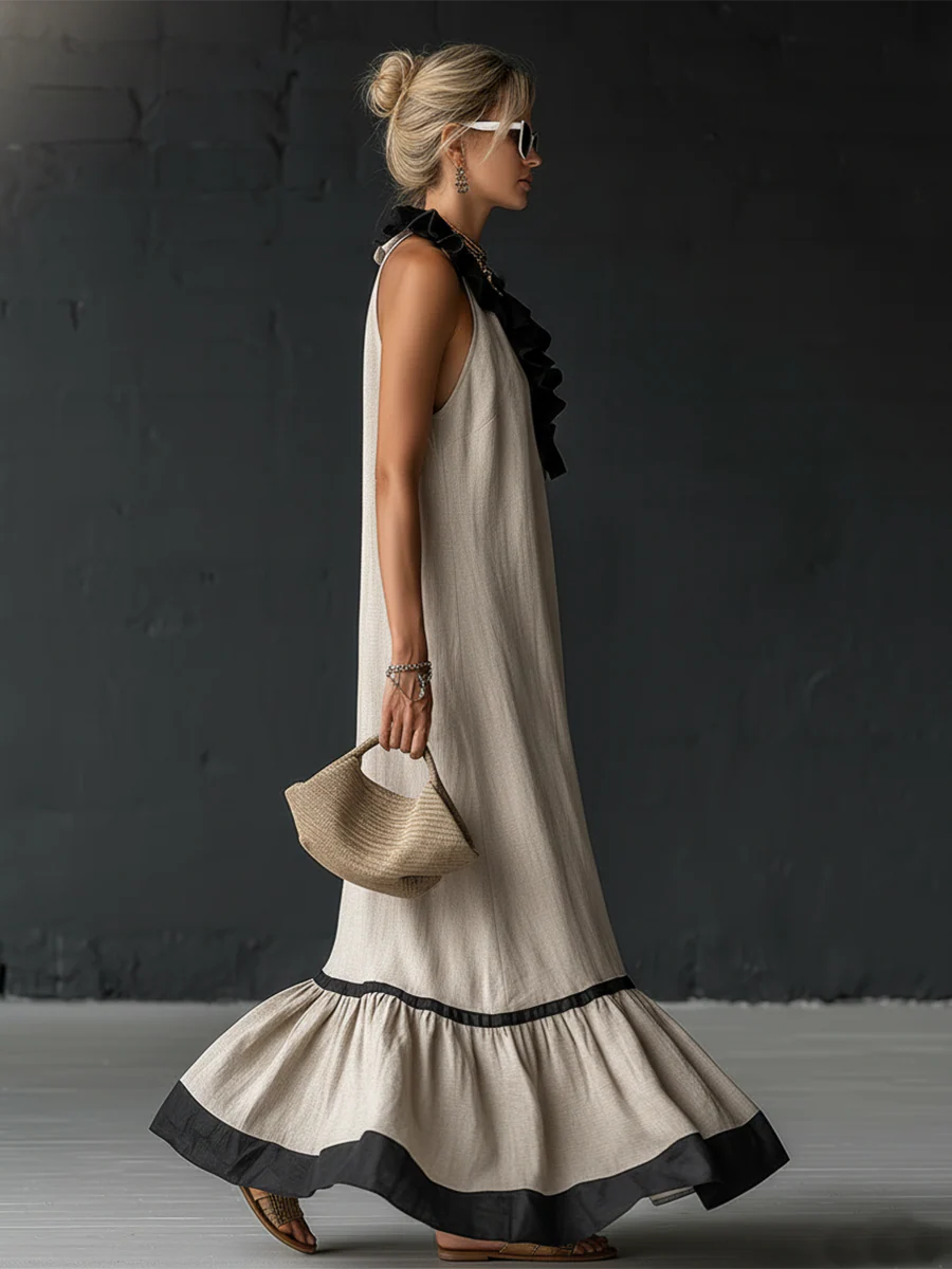 Teresa | Tuta Intera Fluida Elegante con Cintura