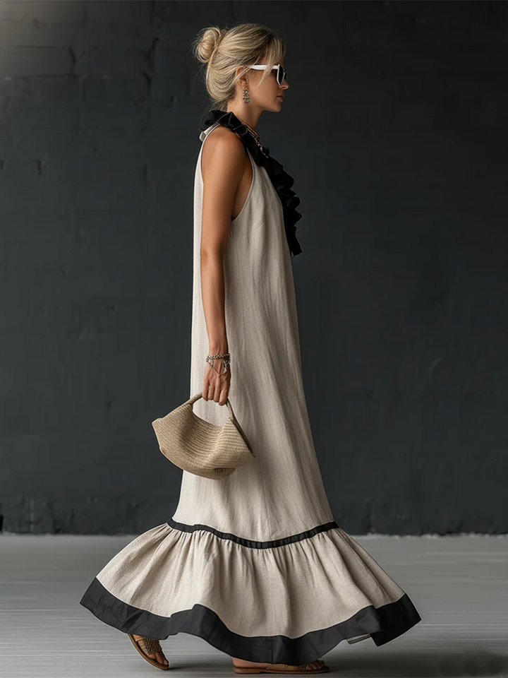 Teresa | Tuta Intera Fluida Elegante con Cintura