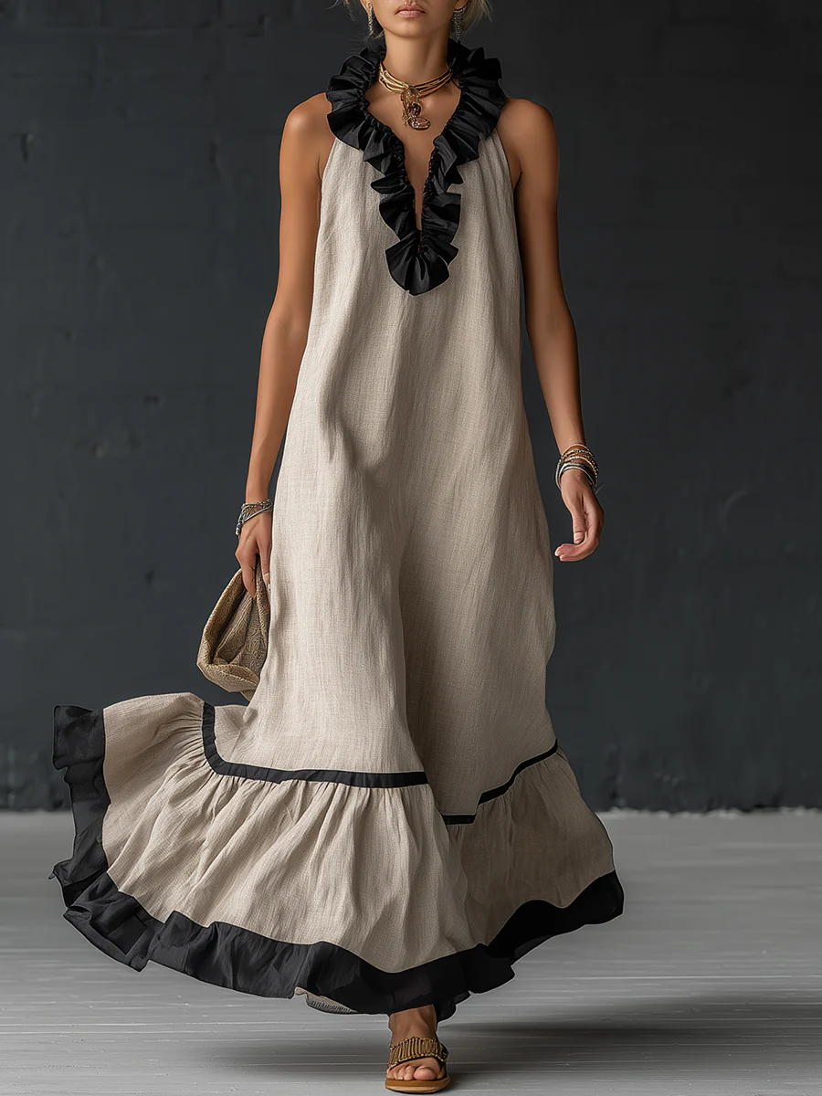 Teresa | Tuta Intera Fluida Elegante con Cintura