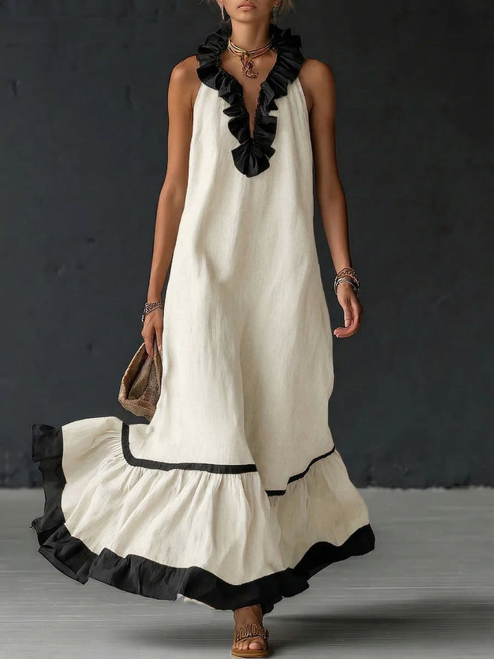 Teresa | Tuta Intera Fluida Elegante con Cintura