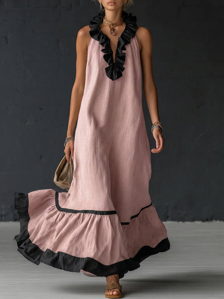 Teresa | Mono Fluido Elegante con Cinturón - Clara del Azahar