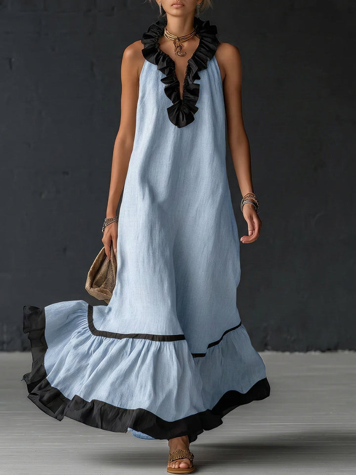 Teresa | Tuta Intera Fluida Elegante con Cintura
