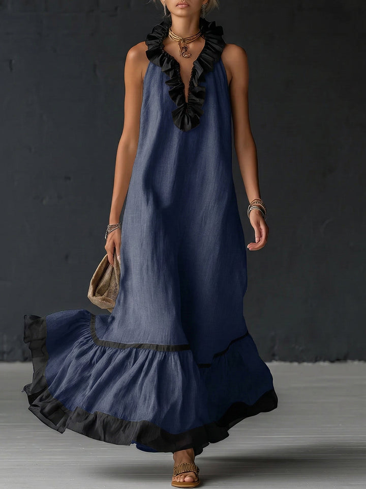 Teresa | Tuta Intera Fluida Elegante con Cintura